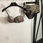 “Selvaggia Classica” High-Waist Leopard Bikini by Dolce & Gabbana