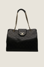Chanel “Grand Voyage” Quilted Leather Tote