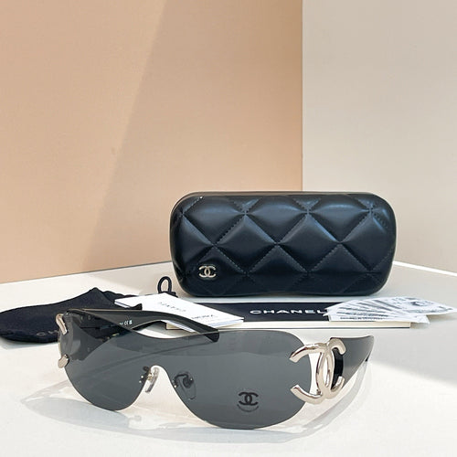 Chanel “Runway Eclipse” Oversized Shield Sunglasses