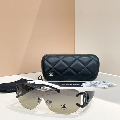 Chanel “Runway Eclipse” Oversized Shield Sunglasses