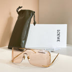 Loewe “Aviator Eclipse” Shield Sunglasses