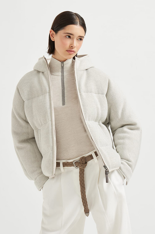 Brunello Cucinelli “Serenité” Sculpted Puffer Jacket – S–L