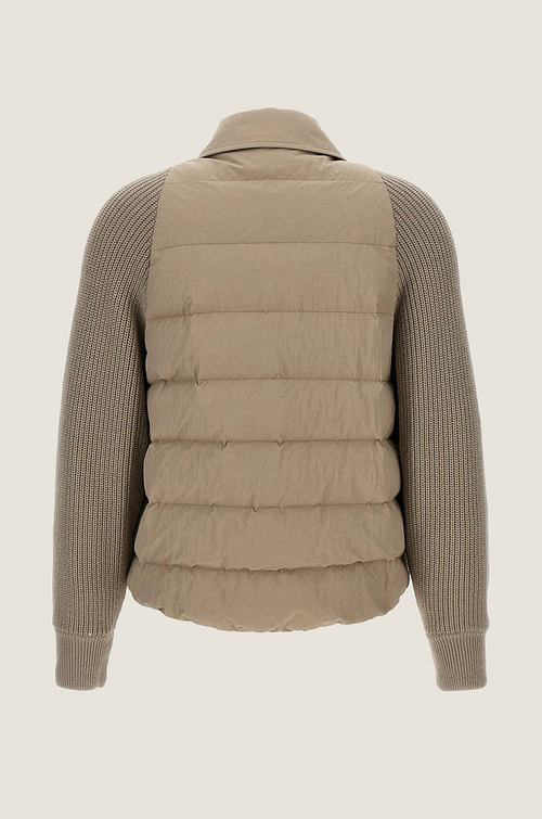 Brunello Cucinelli “Sabbia Alpina” Hybrid Padded Jacket