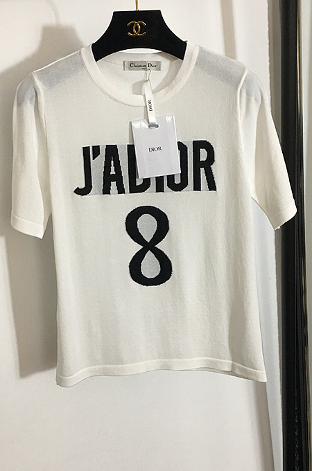 “J’Adior 8” Knit Tee by Dior