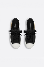 Dioriviera Lucky Sneaker in Black Satin