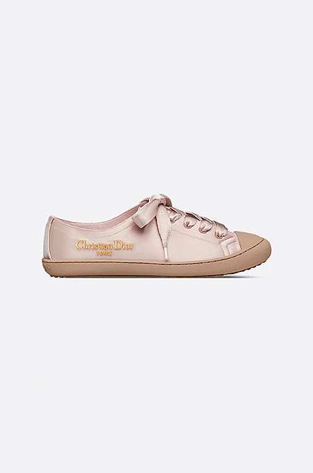 Dioriviera Lucky Sneaker in Blush Satin