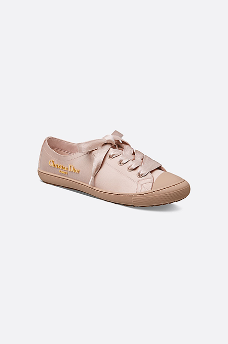 Dioriviera Lucky Sneaker in Blush Satin