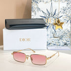 “Dior Signature S11” Square Metal Sunglasses