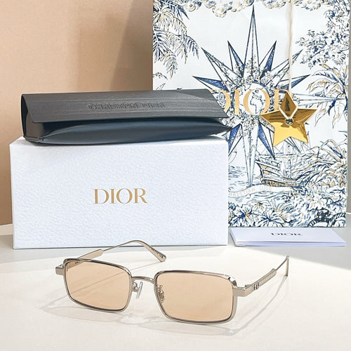 “Dior Signature S11” Square Metal Sunglasses