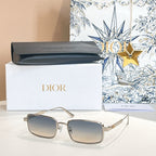 “Dior Signature S11” Square Metal Sunglasses