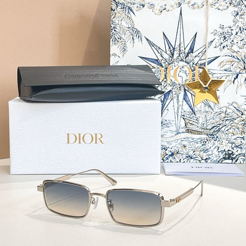 “Dior Signature S11” Square Metal Sunglasses