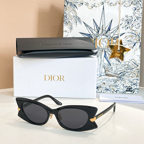 “Signature B1U” Sculpted Cat-Eye Sunglasses by Christian Dior