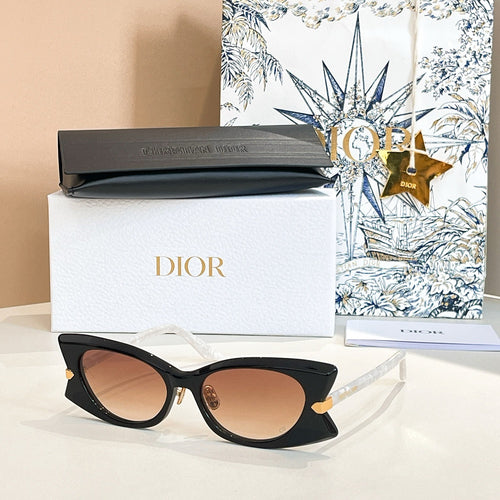 “Signature B1U” Sculpted Cat-Eye Sunglasses by Christian Dior