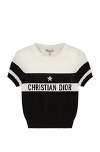 Christian Dior Knit Logo Tee – Monochrome Icon Edition