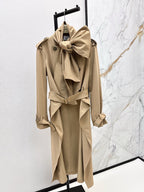 Burberry Heritage Bow-Detail Trench Coat
