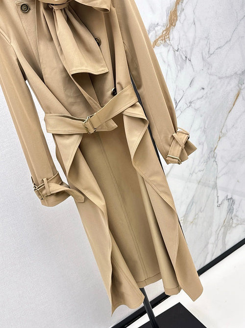 Burberry Heritage Bow-Detail Trench Coat