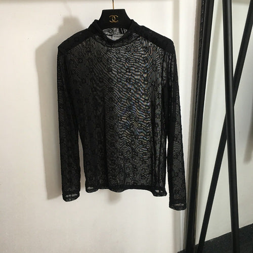 Marine Serre “Lunar Grid” Signature Mesh Top