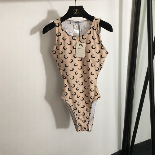 “Lunaris Contour” Crescent Cut-Out Swimsuit