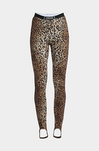 Versace Leopard-Print Stretch Stirrup Legging & Tank Set