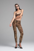 Dolce & Gabbana x Skims Leopard Bralette & Leggings Set