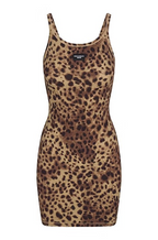 Dolce & Gabbana x Skims Leopard-Print Bodycon Mini Dress