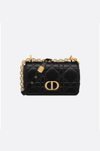 Dior “Soft Caro” Quilted Calfskin Shoulder Bag – Small