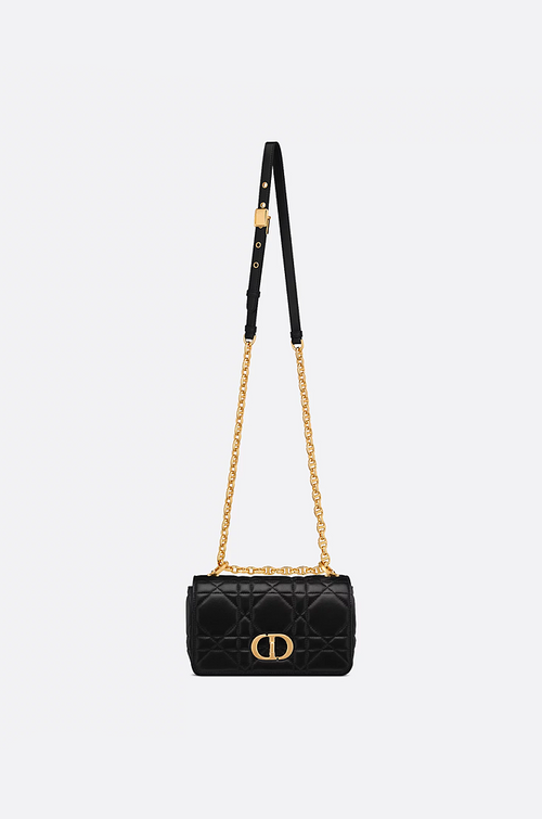 Dior “Soft Caro” Quilted Calfskin Shoulder Bag – Small