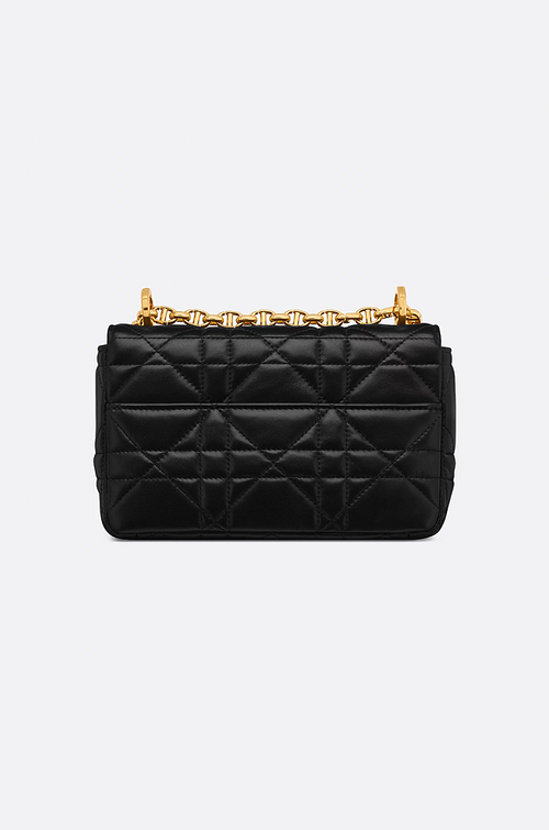 Dior “Soft Caro” Quilted Calfskin Shoulder Bag – Small
