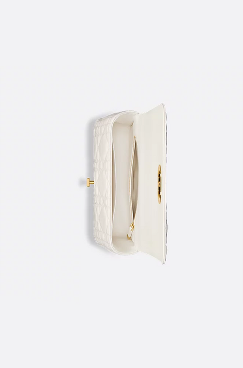 Dior “Caro Classique” Quilted Calfskin Shoulder Bag – Medium