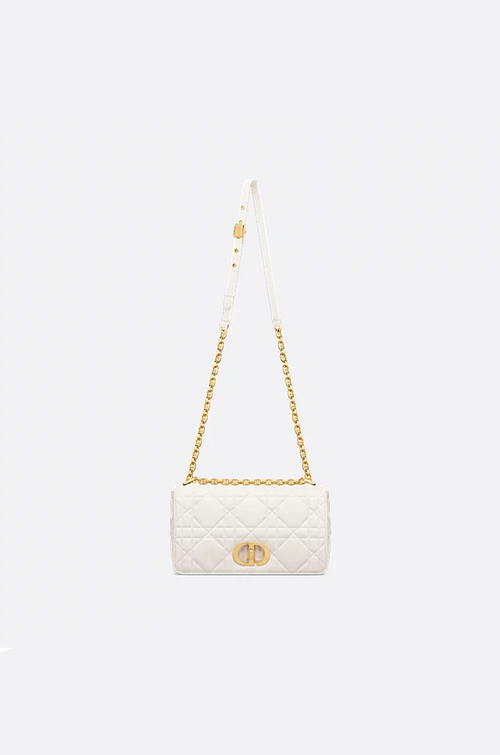Dior “Caro Classique” Quilted Calfskin Shoulder Bag – Medium