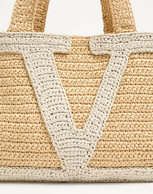 Valentino Garavani Viva Raffia Shopping Tote