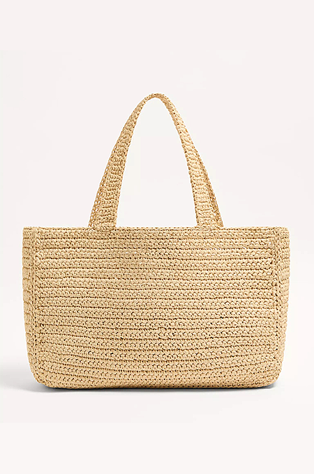 Valentino Garavani Viva Raffia Shopping Tote