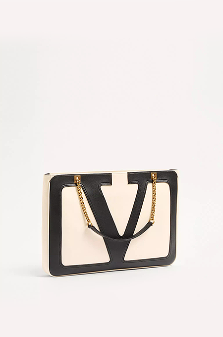 Valentino Garavani VLogo Escape Leather Tote