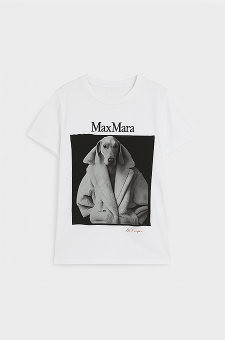 Max Mara Dog Icon Graphic Tee