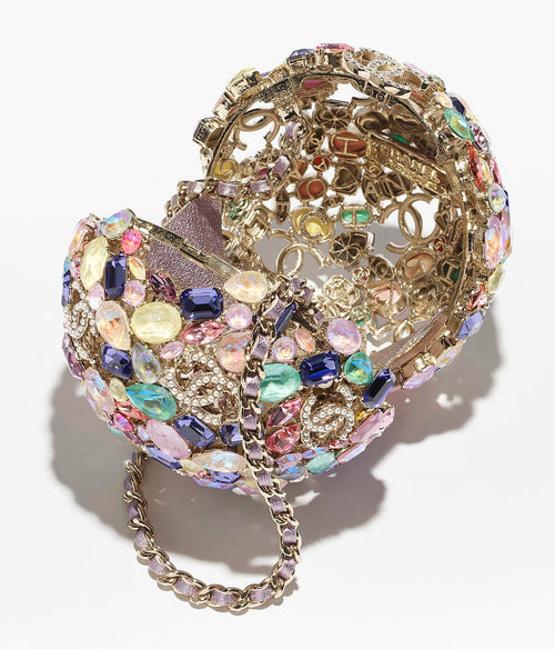 CHANEL “Sphère Bijoux Arc-En-Ciel” Jewel-Encrusted Minaudière