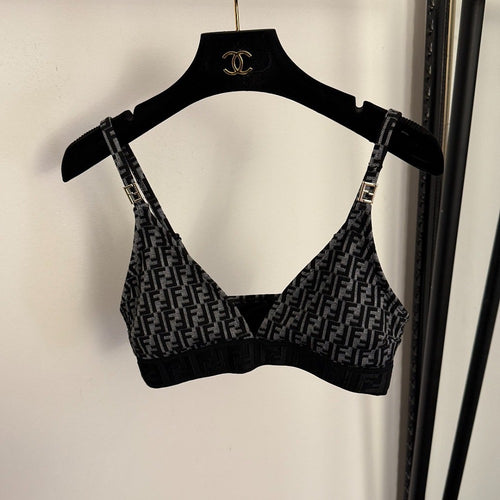 Fendi – FF Monogram Triangle Bikini Set