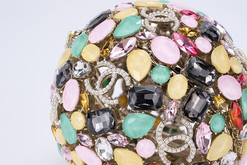 CHANEL “Sphère Bijoux Arc-En-Ciel” Jewel-Encrusted Minaudière