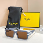 Fendi Roma Oversized Rectangular Sunglasses