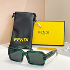 Fendi Roma Oversized Rectangular Sunglasses