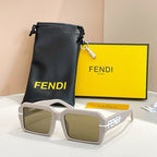 Fendi Roma Oversized Rectangular Sunglasses