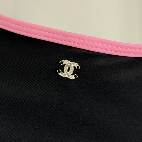 Chanel Crystal CC Trim One-Piece Swimsuit