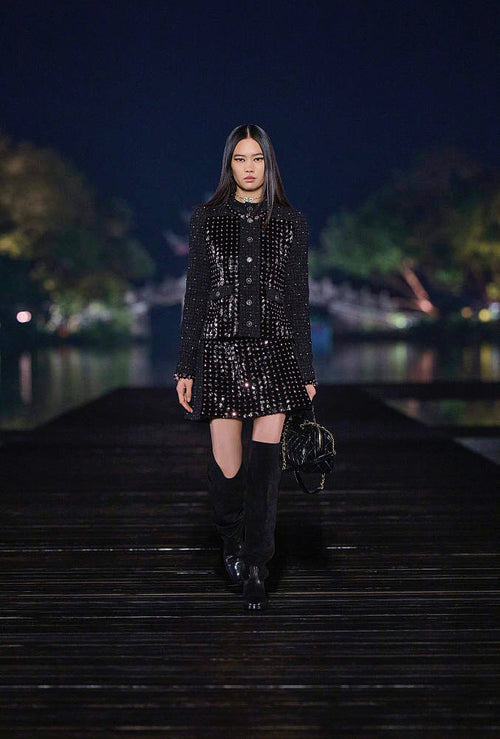 Chanel Pearl Heart Charm Mini Flap Bag in Quilted Lambskin with Gold-Tone Hardware