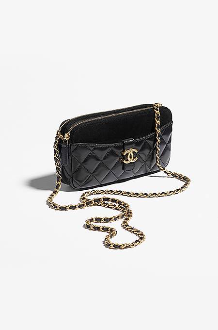 Chanel Quilted Lambskin Mini Vanity Bag with Gold-Tone Hardware