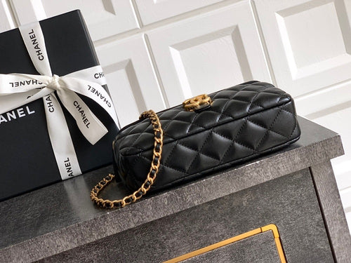 Chanel Quilted Lambskin Mini Vanity Bag with Gold-Tone Hardware