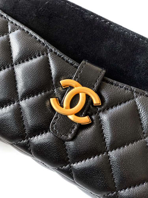 Chanel Quilted Lambskin Mini Vanity Bag with Gold-Tone Hardware