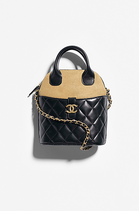 Chanel Quilted Lambskin Mini Vanity Bag with Gold-Tone Hardware