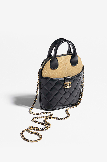 Chanel Quilted Lambskin Mini Vanity Bag with Gold-Tone Hardware