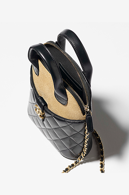 Chanel Quilted Lambskin Mini Vanity Bag with Gold-Tone Hardware