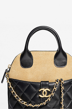 Chanel Quilted Lambskin Mini Vanity Bag with Gold-Tone Hardware