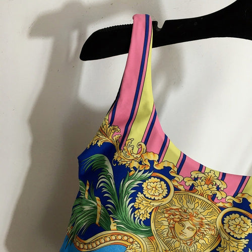 Versace Barocco Print One-Piece Swimsuit